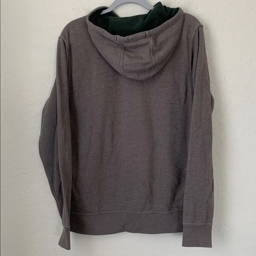The North Face Men's Gray Hoodie Pockets Size M